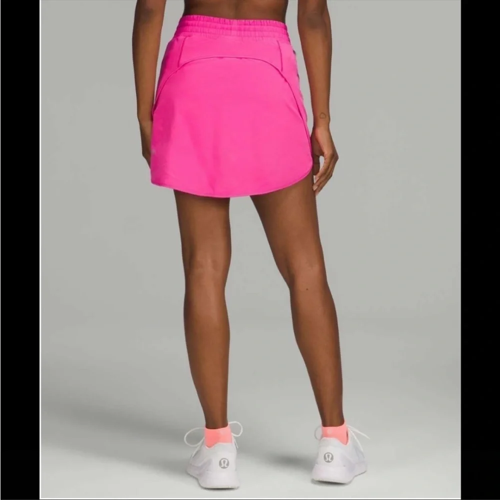 Lululemon Hotty Hot High-Rise Skirt *Long in Sonic Pink Size 6